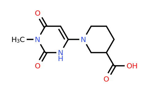 1338656-65-7 | 1-(1-Methyl-2,6-dioxo-1,2,3,6-tetrahydropyrimidin-4-yl)piperidine-3-carboxylic acid