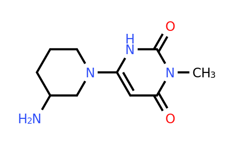 1338677-76-1 | 6-(3-Aminopiperidin-1-yl)-3-methylpyrimidine-2,4(1h,3h)-dione