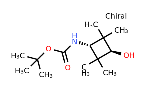 trans-tert-Butyl ((1r,3r)-3-hydroxy-2,2,4,4-tetramethylcyclobutyl)carbamate