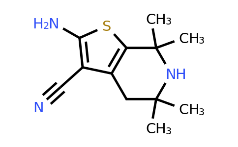133894-39-0 | 2-Amino-5,5,7,7-tetramethyl-4,5,6,7-tetrahydrothieno[2,3-c]pyridine-3-carbonitrile