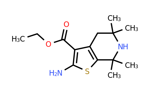 133894-40-3 | Ethyl 2-amino-5,5,7,7-tetramethyl-4,5,6,7-tetrahydrothieno[2,3-c]pyridine-3-carboxylate
