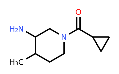 (3-Amino-4-methylpiperidin-1-yl)(cyclopropyl)methanone