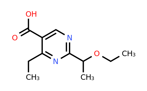 1339094-68-6 | 2-(1-Ethoxyethyl)-4-ethylpyrimidine-5-carboxylic acid