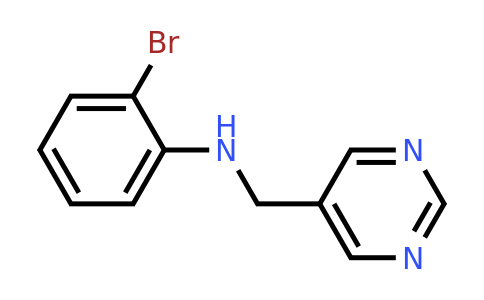 1339137-87-9 | 2-Bromo-N-(pyrimidin-5-ylmethyl)aniline