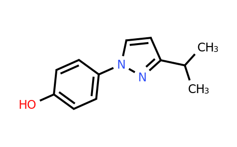 4-(3-Isopropyl-1h-pyrazol-1-yl)phenol