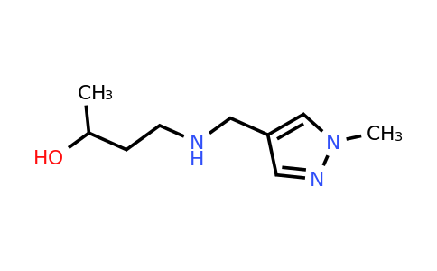 1339179-24-6 | 4-(((1-Methyl-1h-pyrazol-4-yl)methyl)amino)butan-2-ol