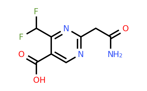 1339182-90-9 | 2-(2-Amino-2-oxoethyl)-4-(difluoromethyl)pyrimidine-5-carboxylic acid