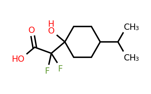 2,2-Difluoro-2-(1-hydroxy-4-isopropylcyclohexyl)acetic acid