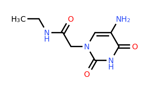 1339259-68-5 | 2-(5-Amino-2,4-dioxo-3,4-dihydropyrimidin-1(2h)-yl)-N-ethylacetamide
