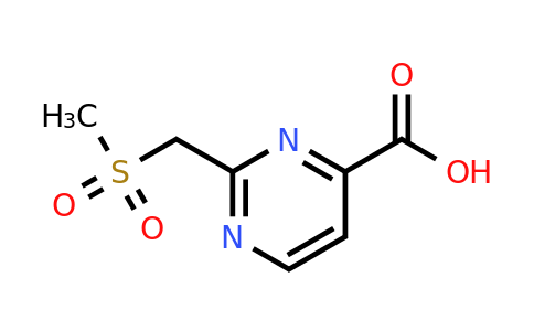1339366-29-8 | 2-((Methylsulfonyl)methyl)pyrimidine-4-carboxylic acid