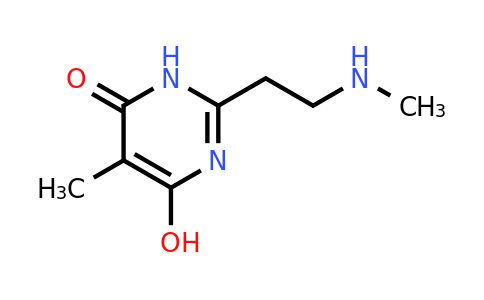 1339379-07-5 | 6-Hydroxy-5-methyl-2-(2-(methylamino)ethyl)pyrimidin-4(3h)-one