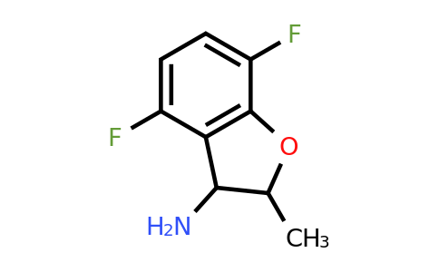 1339409-82-3 | 4,7-Difluoro-2-methyl-2,3-dihydrobenzofuran-3-amine