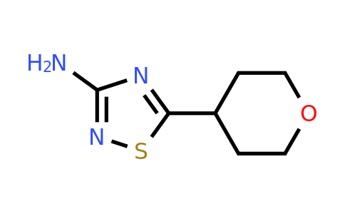 1339417-20-7 | 5-(Oxan-4-yl)-1,2,4-thiadiazol-3-amine