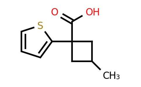 1339467-98-9 | 3-Methyl-1-(thiophen-2-yl)cyclobutane-1-carboxylic acid