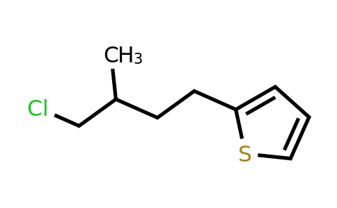 1339483-48-5 | 2-(4-Chloro-3-methylbutyl)thiophene