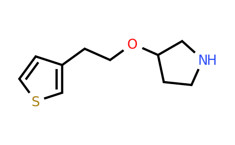 1339594-34-1 | 3-(2-(Thiophen-3-yl)ethoxy)pyrrolidine