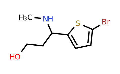 1339656-71-1 | 3-(5-Bromothiophen-2-yl)-3-(methylamino)propan-1-ol