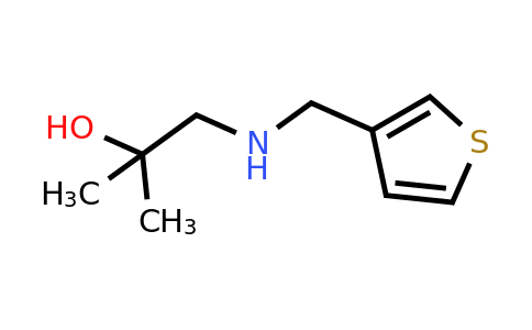 1339678-31-7 | 2-Methyl-1-((thiophen-3-ylmethyl)amino)propan-2-ol