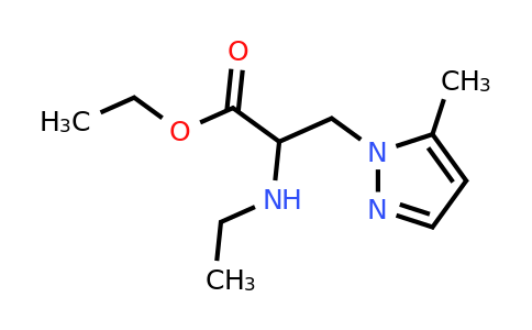 1339690-07-1 | Ethyl 2-(ethylamino)-3-(5-methyl-1h-pyrazol-1-yl)propanoate