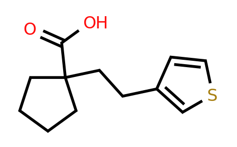 1339699-05-6 | 1-(2-(Thiophen-3-yl)ethyl)cyclopentane-1-carboxylic acid