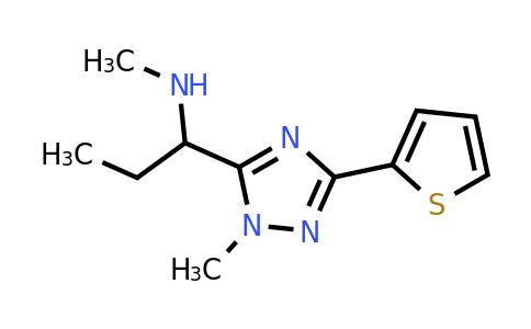 1339705-69-9 | n-Methyl-1-(1-methyl-3-(thiophen-2-yl)-1h-1,2,4-triazol-5-yl)propan-1-amine