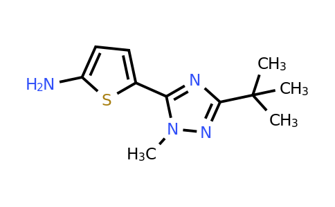 1339736-12-7 | 5-(3-(Tert-butyl)-1-methyl-1h-1,2,4-triazol-5-yl)thiophen-2-amine
