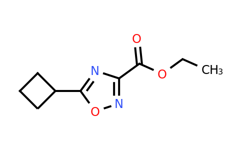 1339740-99-6 | Ethyl 5-cyclobutyl-1,2,4-oxadiazole-3-carboxylate