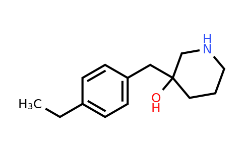 3-(4-Ethylbenzyl)piperidin-3-ol