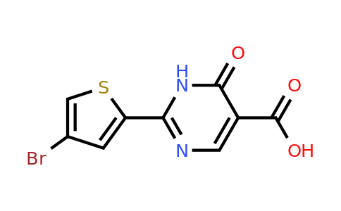 1339881-83-2 | 2-(4-Bromothiophen-2-yl)-6-oxo-1,6-dihydropyrimidine-5-carboxylic acid