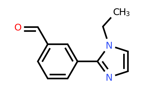 1340047-52-0 | 3-(1-Ethyl-1h-imidazol-2-yl)benzaldehyde