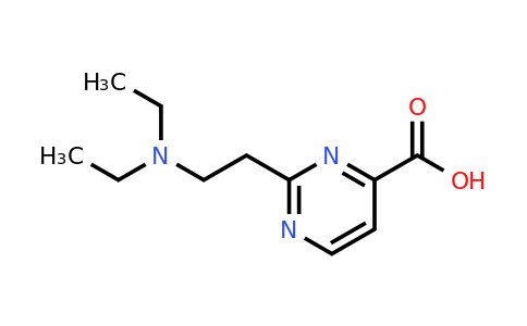 1340067-25-5 | 2-(2-(Diethylamino)ethyl)pyrimidine-4-carboxylic acid