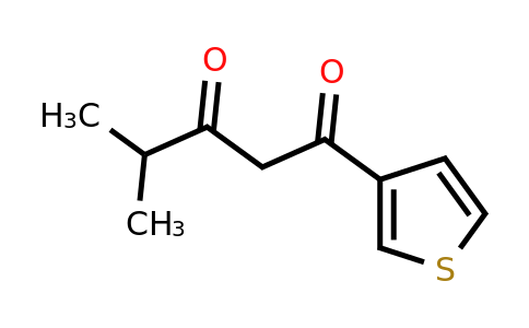 1340095-93-3 | 4-Methyl-1-(thiophen-3-yl)pentane-1,3-dione
