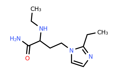 1340113-77-0 | 4-(2-Ethyl-1h-imidazol-1-yl)-2-(ethylamino)butanamide