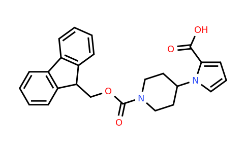 1340142-20-2 | 1-(1-{[(9h-fluoren-9-yl)methoxy]carbonyl}piperidin-4-yl)-1h-pyrrole-2-carboxylic acid