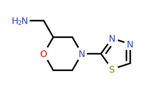 1340167-56-7 | (4-(1,3,4-Thiadiazol-2-yl)morpholin-2-yl)methanamine