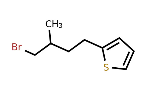 1340169-23-4 | 2-(4-Bromo-3-methylbutyl)thiophene