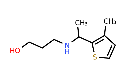 1340184-57-7 | 3-((1-(3-Methylthiophen-2-yl)ethyl)amino)propan-1-ol