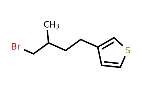 1340187-79-2 | 3-(4-Bromo-3-methylbutyl)thiophene