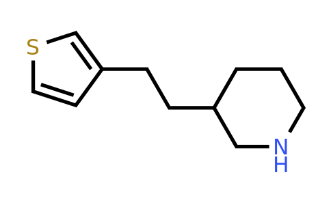 1340196-87-3 | 3-(2-(Thiophen-3-yl)ethyl)piperidine