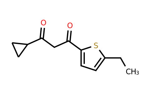 1340291-27-1 | 1-Cyclopropyl-3-(5-ethylthiophen-2-yl)propane-1,3-dione