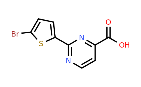 1340293-55-1 | 2-(5-Bromothiophen-2-yl)pyrimidine-4-carboxylic acid