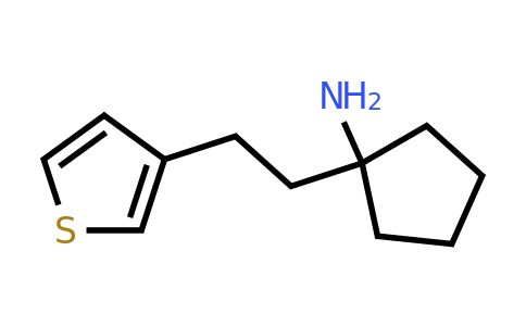 1340293-60-8 | 1-(2-(Thiophen-3-yl)ethyl)cyclopentan-1-amine