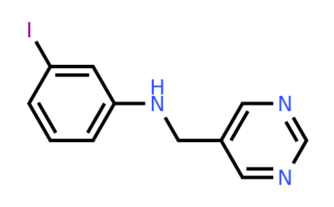 1340319-03-0 | 3-Iodo-N-(pyrimidin-5-ylmethyl)aniline