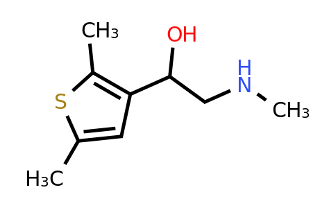 1340320-20-8 | 1-(2,5-Dimethylthiophen-3-yl)-2-(methylamino)ethan-1-ol