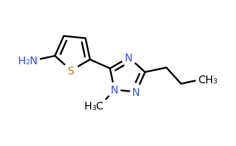 1340323-87-6 | 5-(1-Methyl-3-propyl-1h-1,2,4-triazol-5-yl)thiophen-2-amine