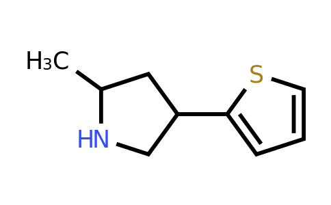 1340376-26-2 | 2-Methyl-4-(thiophen-2-yl)pyrrolidine