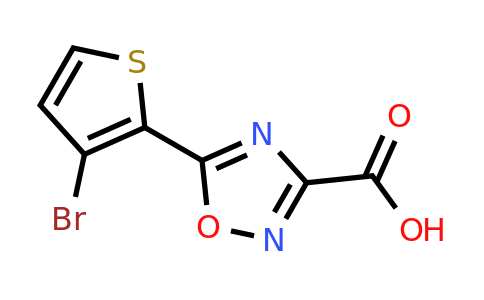 1340387-15-6 | 5-(3-Bromothiophen-2-yl)-1,2,4-oxadiazole-3-carboxylic acid