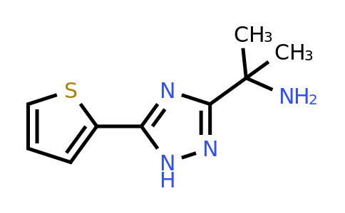 1340451-50-4 | 2-(5-(Thiophen-2-yl)-1h-1,2,4-triazol-3-yl)propan-2-amine
