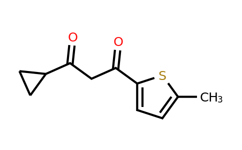1340519-57-4 | 1-Cyclopropyl-3-(5-methylthiophen-2-yl)propane-1,3-dione