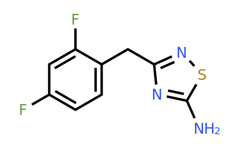 1340538-90-0 | 3-[(2,4-difluorophenyl)methyl]-1,2,4-thiadiazol-5-amine